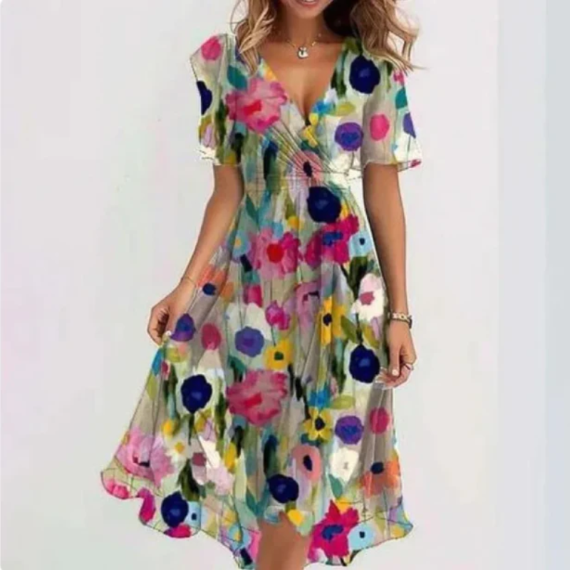 R&B | Damen Elegant Sommerkleid Partykleid