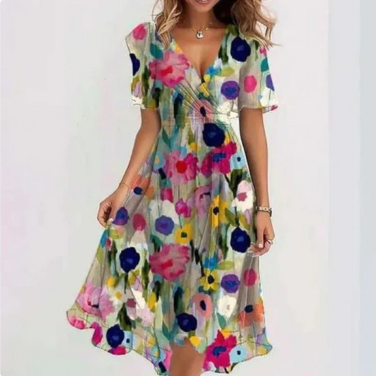 R&B | Damen Elegant Sommerkleid Partykleid