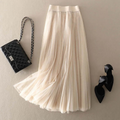 R&B | Damen Faltenrock Lang Maxi