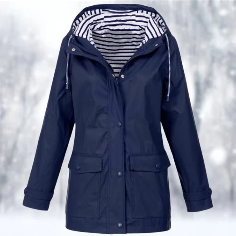 R&B | Damen Kapuze Regenjacke Wasserdichte