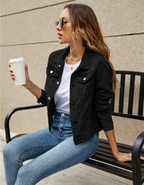 R&B | Damen Elegant Sommerjacke Schwarz