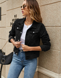 R&B | Damen Elegant Sommerjacke Schwarz
