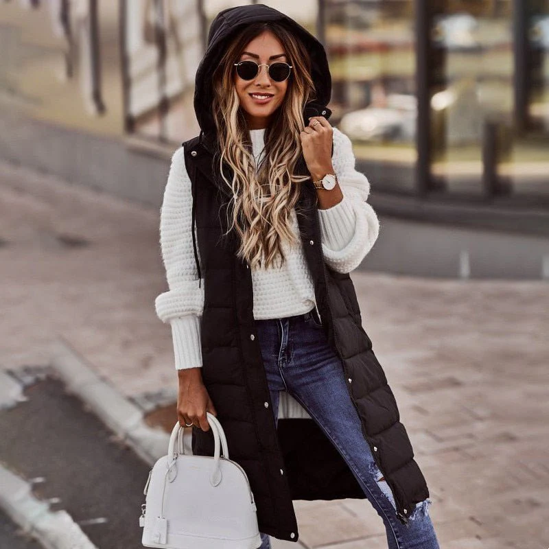 R&B | Damen Leichte Steppjacke Daunenjacke Lang