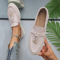 Chic kvastdetalje loafer flats sko R&B