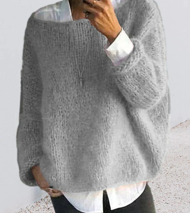 R&B | Damen Oversize Pullover Sweater