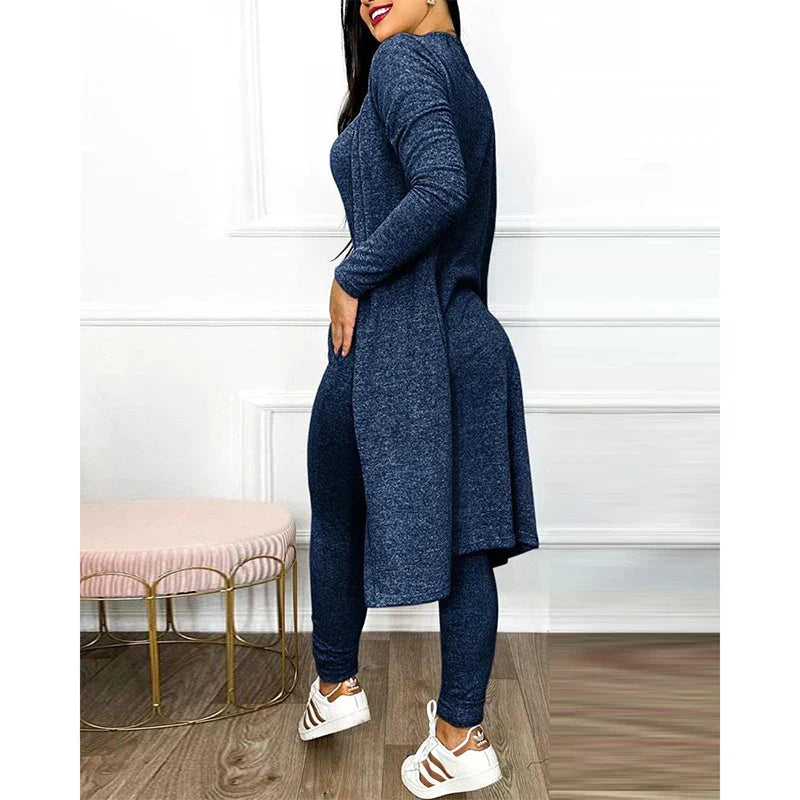 R&B | Damen 3 Teiliges Loungewear Satz mit Jacke