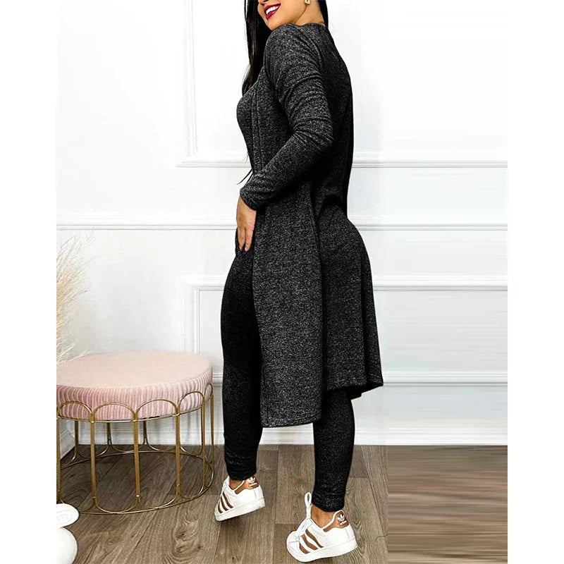 R&B | Damen 3 Teiliges Loungewear Satz mit Jacke
