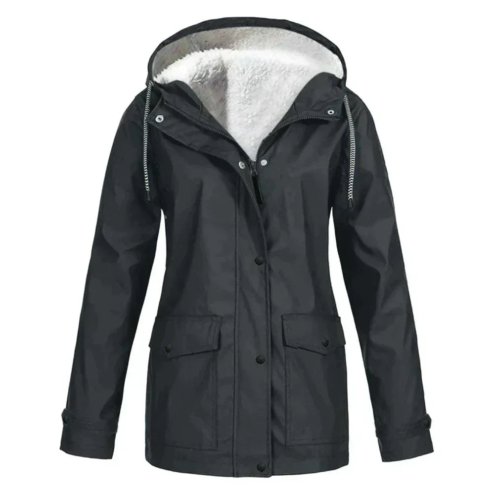 R&B | Wasserdichte Kapuzenjacke - Warmes Futterdesign