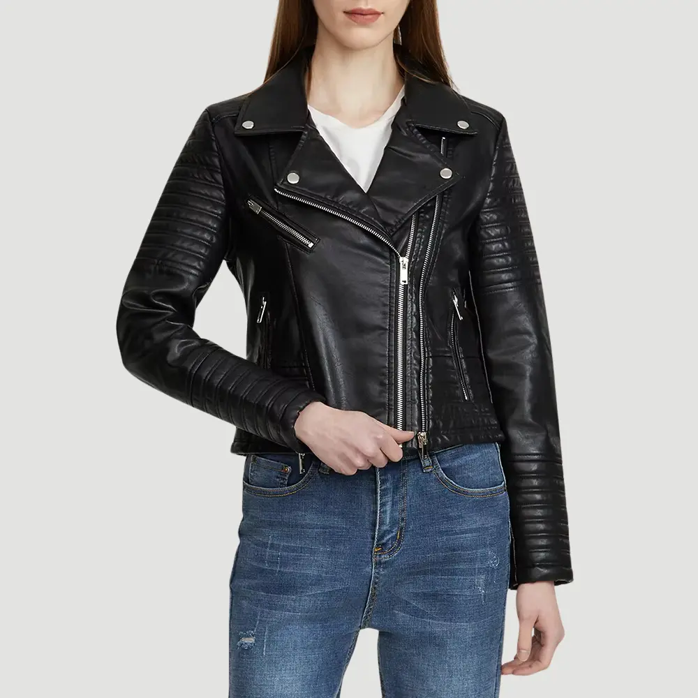 R&B | Biker Kunstlederjacke