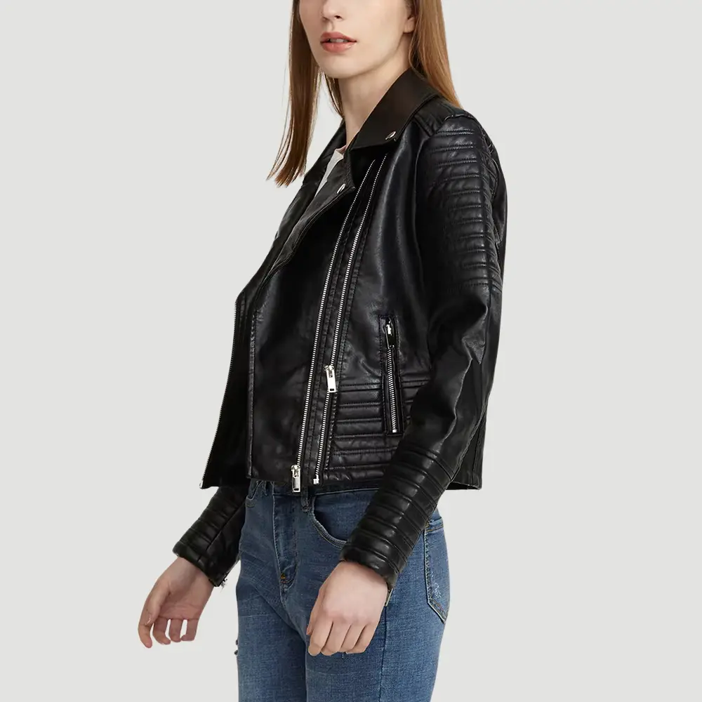 R&B | Biker Kunstlederjacke