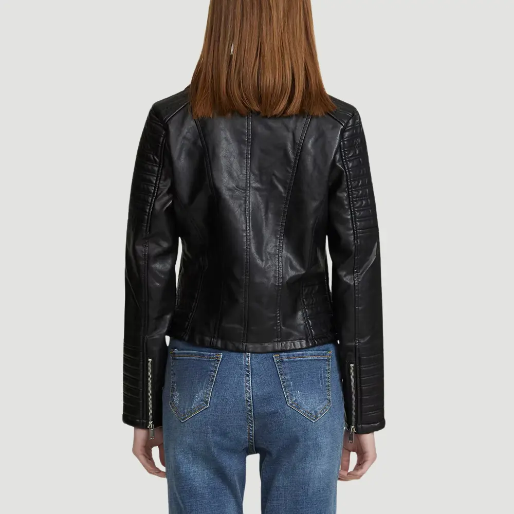 R&B | Biker Kunstlederjacke