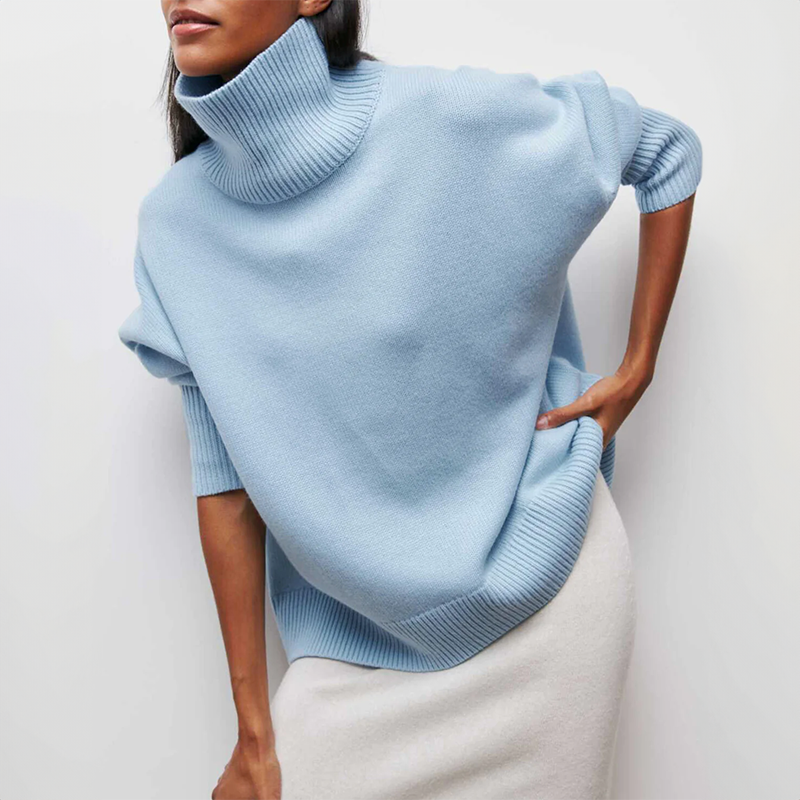 R&B | Warmer Strickrollkragenpullover für Wintertage