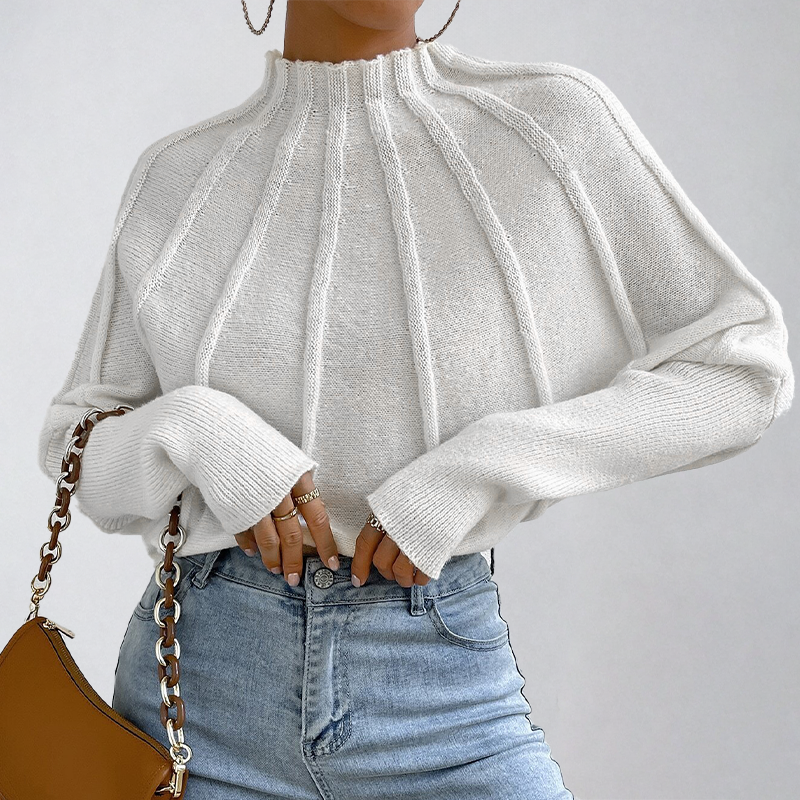 R&B | Stylische Strickrollkragenpullover für den Winter für Frauen