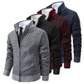 R&B | Jacquard Strickjacke für Herren