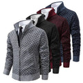 R&B | Herren Frühlingsjacke mit Reißverschluss und Geometrischem Muster