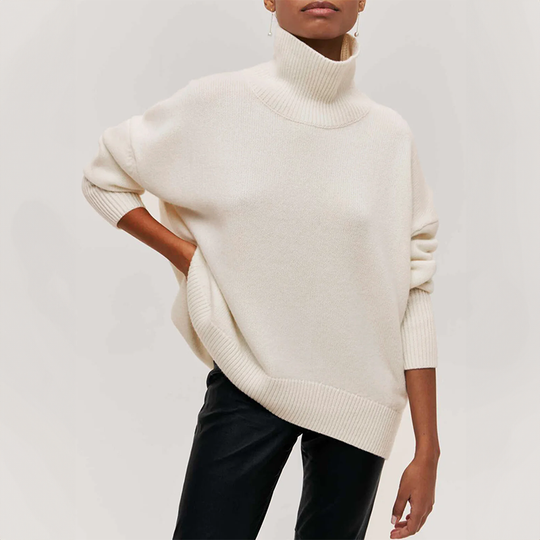 R&B | Warmer Strickrollkragenpullover für Wintertage