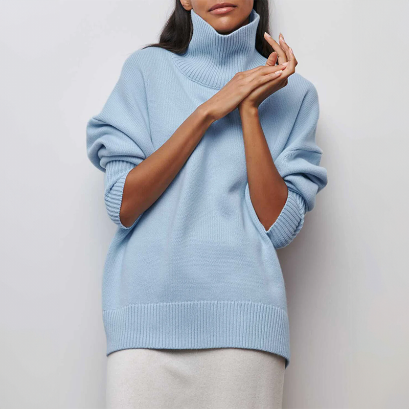 R&B | Warmer Strickrollkragenpullover für Wintertage