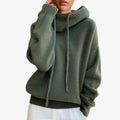 R&B | Oversized Strickpullover mit Hohem Kragen Acryl Warm und Komfortabel