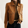 R&B | Elegante Braune Jacke für Frauen