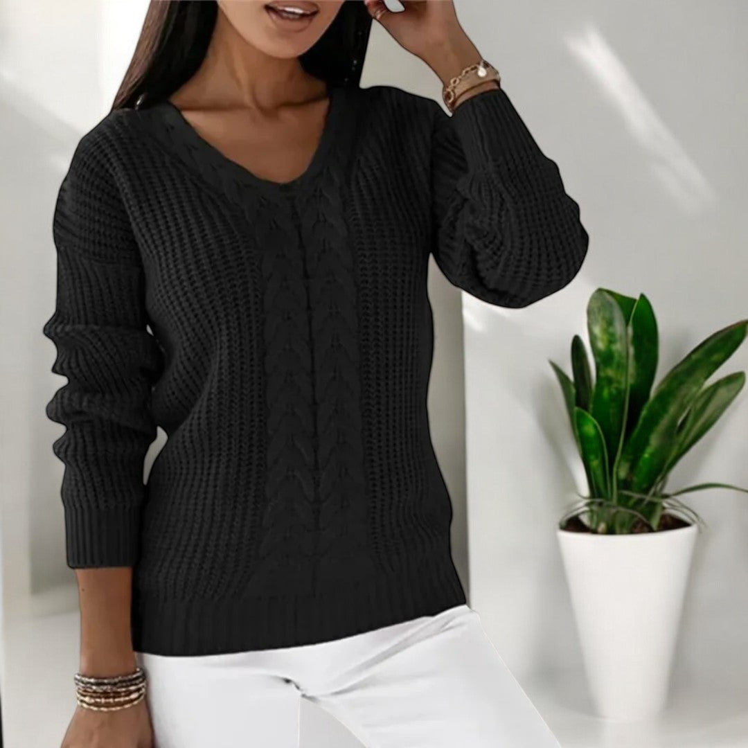 R&B | Skandinavischer Strickpullover für den Alltagsstil