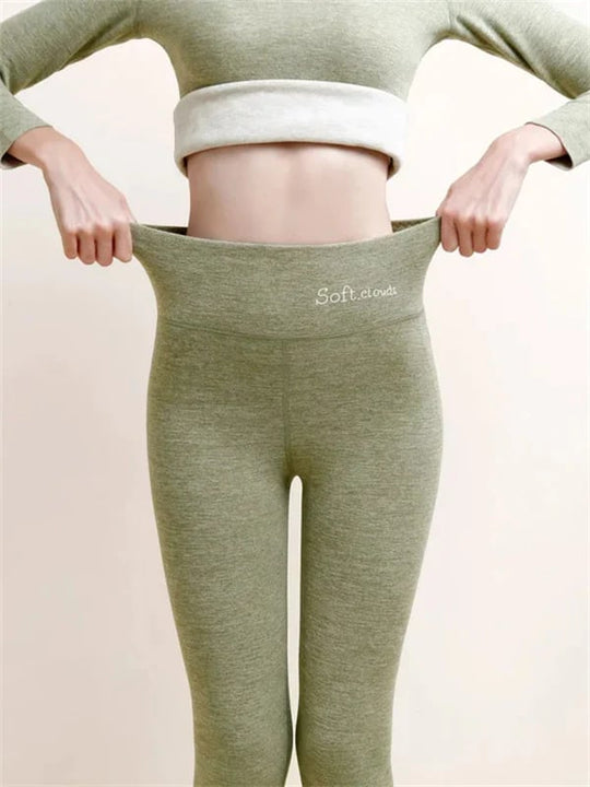 R&B | Damen Winterhose Fleece - Warme Leggings mit Formungseffekt