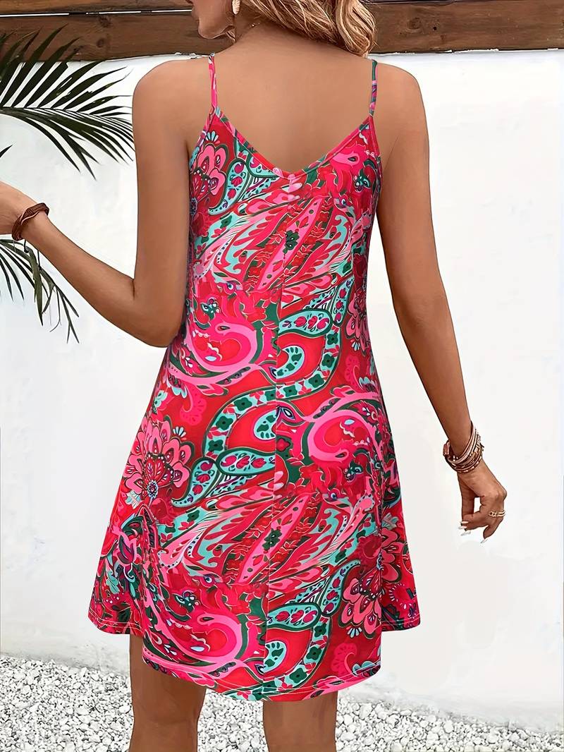 R&B – Ärmelloses Cami-Kleid Im Urlaubsstil