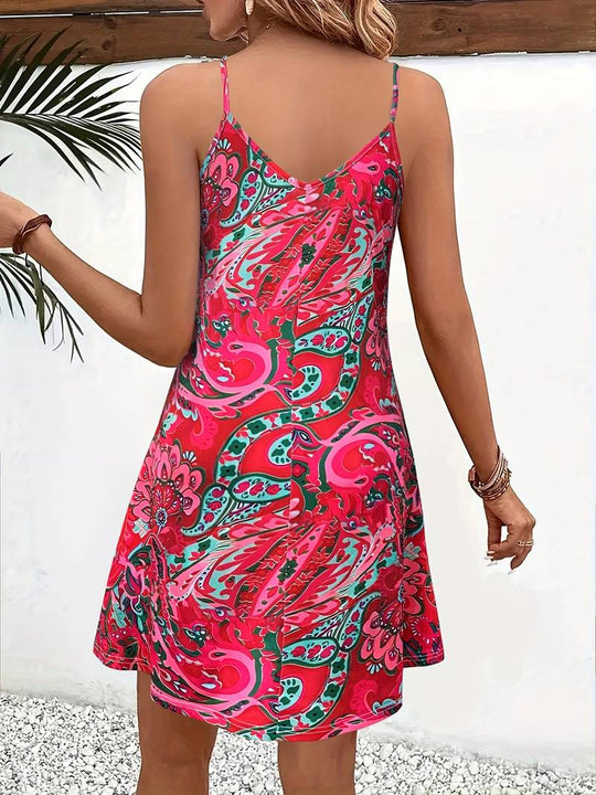R&B – Ärmelloses Cami-Kleid Im Urlaubsstil