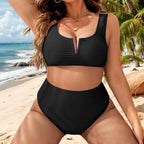 R&B | Schlanke hohe Taille plus Bikini