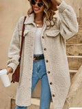 R&B | Weicher Teddymantel Für Kalte Tage