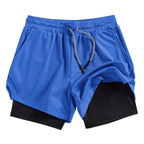 R&B | Atmungsaktive Doppel-Shorts für Männer