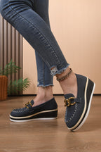 Orthopädische Slipper mit dicker Sohle und Ketten R&B R&B