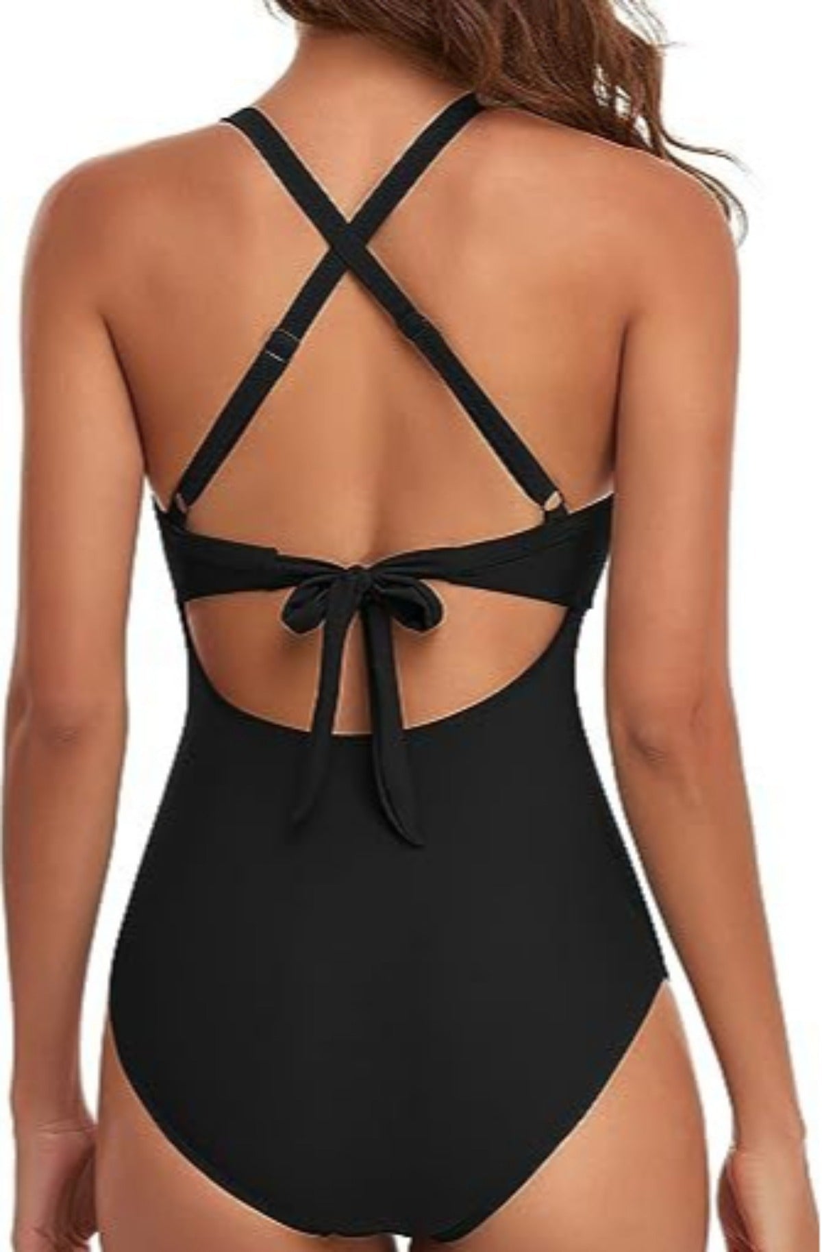 R&B | Hohler rückenfreier Bikini mit engen Trägern