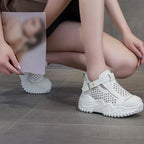 Atmungsaktive Sommer-Schuhe für Damen mit dicken Sohlen R&B R&B