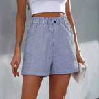 R&B | Gestreifte Shorts mit Taschen
