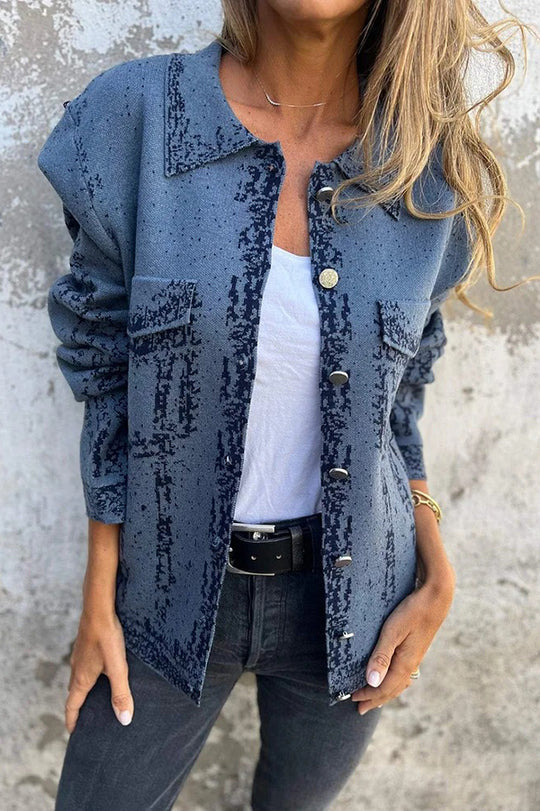 R&B | Revers Metall Schnalle Lässige Lockere Jacke