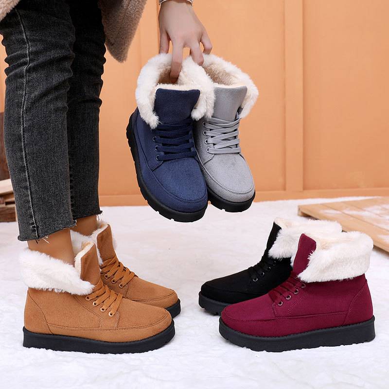 Kuschelige Damen-Winterstiefel mit Fellfutter R&B R&B