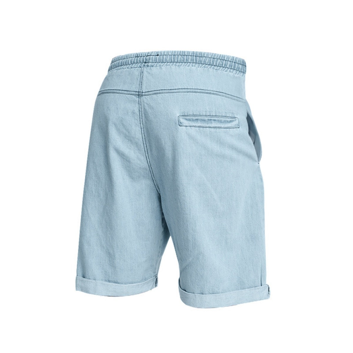 R&B | Kurze Hose aus schwerem gewaschenem Baumwolldenim