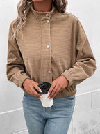R&B | Langarmjacke mit niedergedrückter Schulter