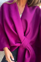 R&B | Gemütlicher, Lockerer V-Ausschnitt Stola Cape Jacke