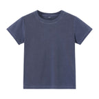 R&B | Schillerndes altes kurzes T-Shirt mit Färbung