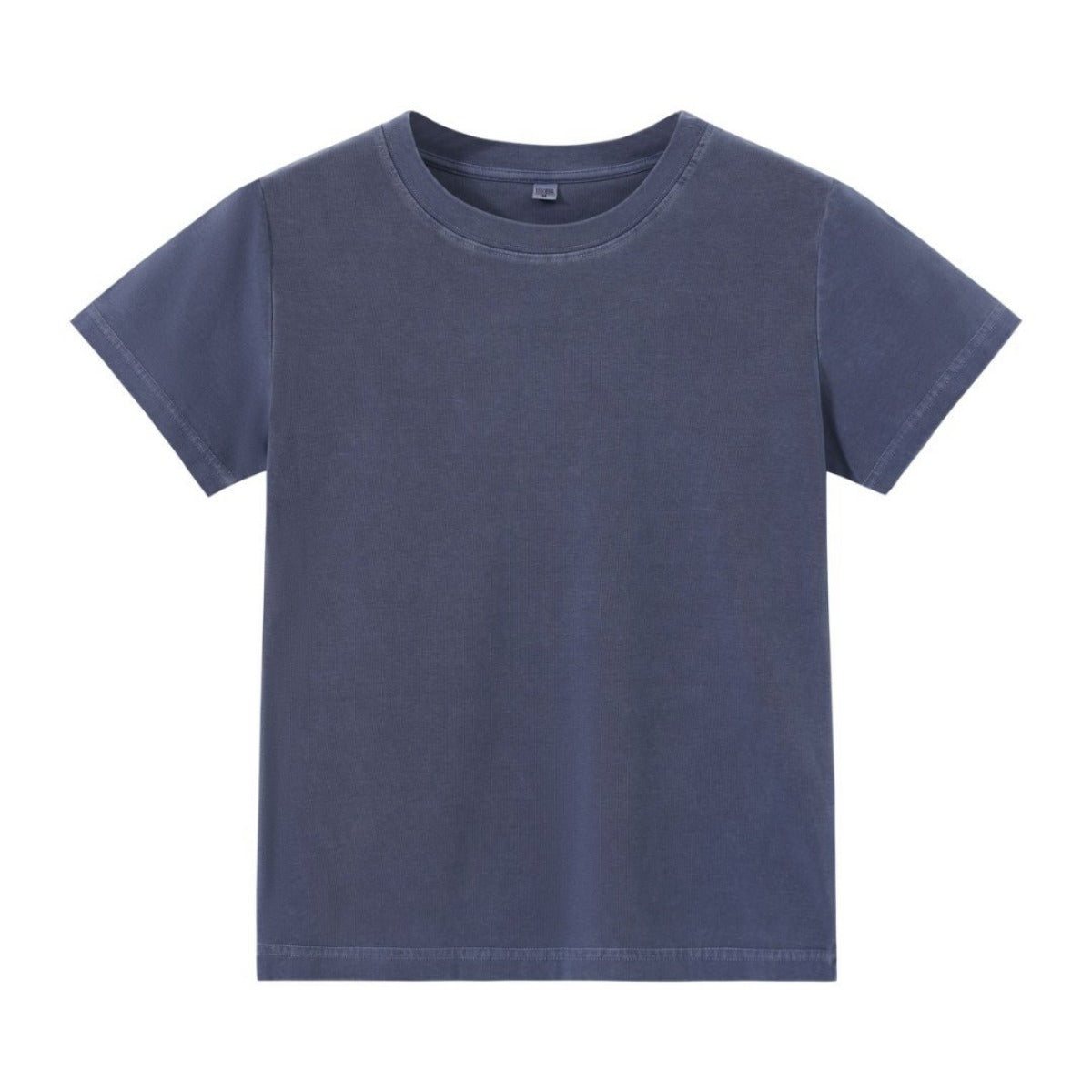 R&B | Schillerndes altes kurzes T-Shirt mit Färbung