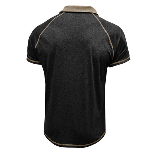 R&B | Kurzärmeliges Herren-T-Shirt mit Revers
