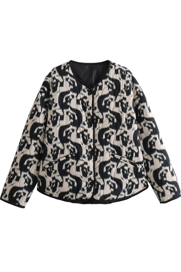 R&B | Tierdruck Baumwolljacke