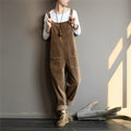 R&B | Damen Samt Retro Latzhose Perfekt für den Frühling
