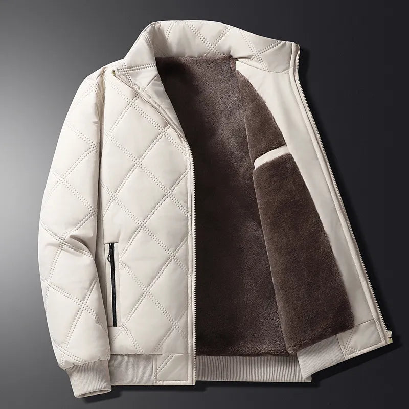 R&B | Herrenmantel Aus Fleece für Herbst und Winter