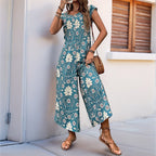 R&B | Lockerer Jumpsuit mit Blumendruck