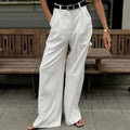 R&B | Hochgeschnittene Hose mit Weitem Bein