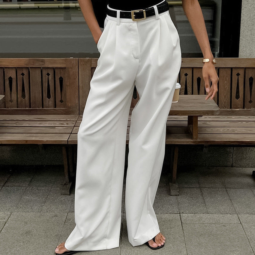R&B | Hochgeschnittene Hose mit Weitem Bein