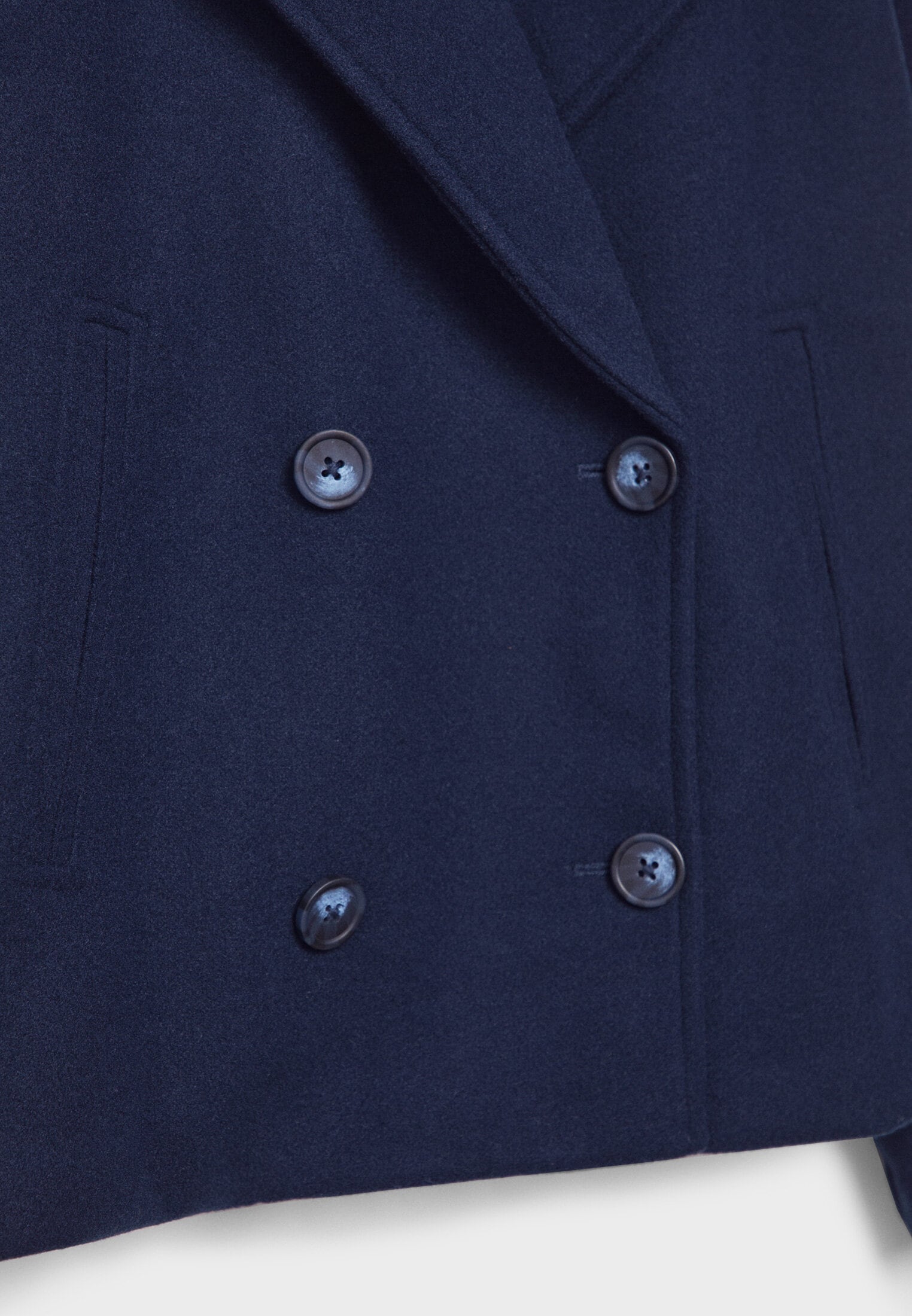 R&B | Damen Kurzer Mantel Oversize Herbst Übergang