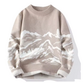 R&B | Strickpullover Bergmotiv Warm und Stilvoll